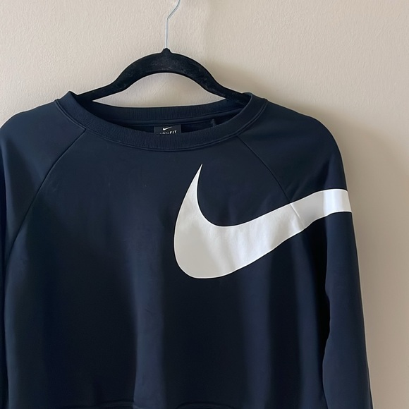Nike swoosh cropped crewneck sweatshirt - Picture 2 of 3